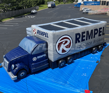 Custom Semi Truck Bouncer Combo