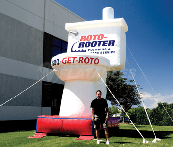 Roto Rooter™ Inflatable Toilet