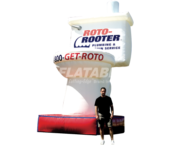 Roto Rooter™ Inflatable Toilet