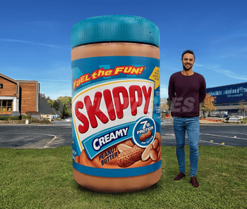 Inflatable Skippy Peanut Butter Jar