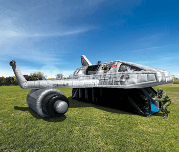 Inflatable Space Ship Paintball/Laser Tag Structure