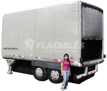 UPS® Inflatable Truck Trailer