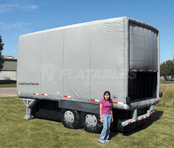 UPS® Inflatable Truck Trailer