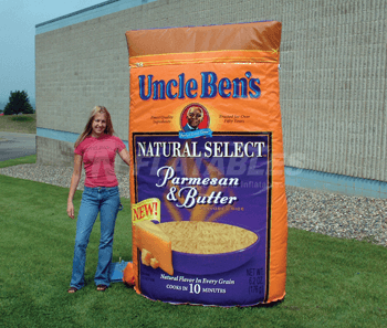 Uncle Bens® Rice Inflatable Replica