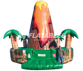 Volcano Island™ Inflatable Rock Climbing Wall