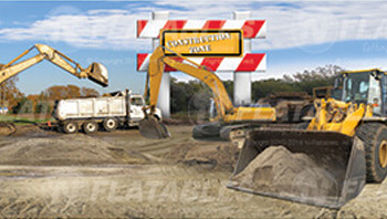 Construction Zone™ Removable Art Panel