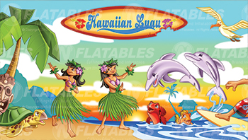 Hawaiian Luau™ Removable Art Panel