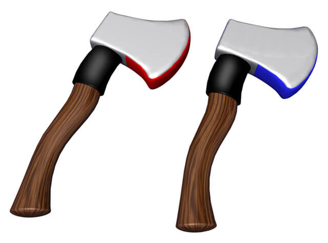 Inflatable Axe Throw Foam Axes Velcro